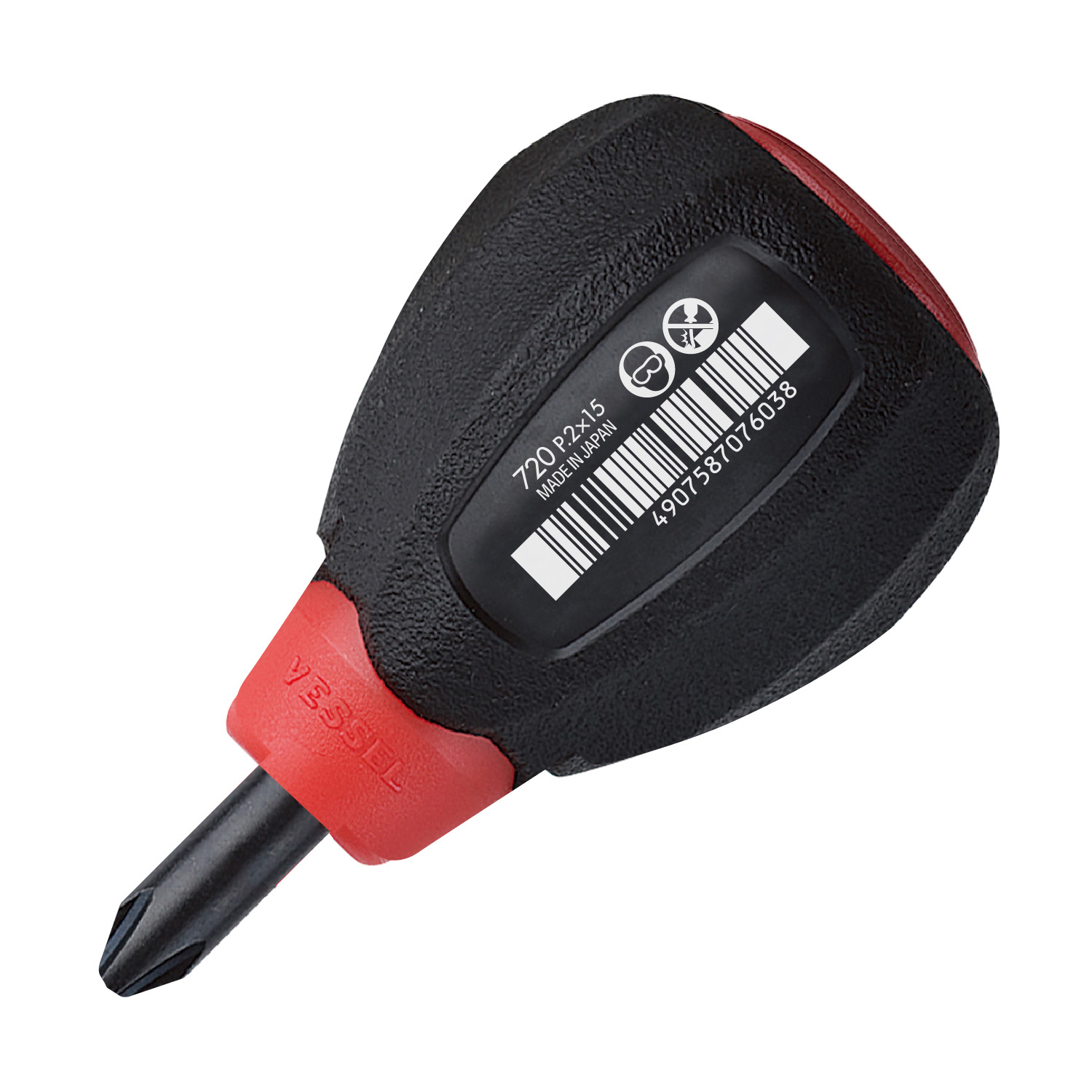 Cushion Grip Screwdriver (Stubby Type)