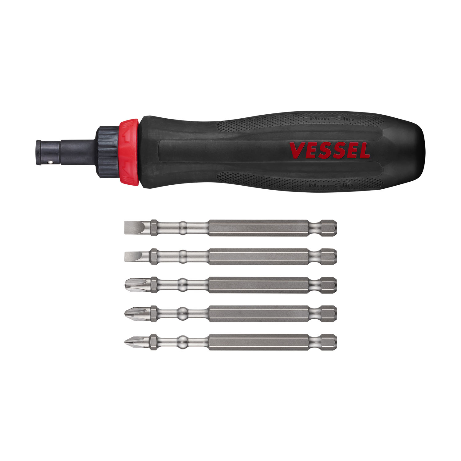 MEGADORA Interchangeable Ratchet Screwdriver 5PC. Bit Set
